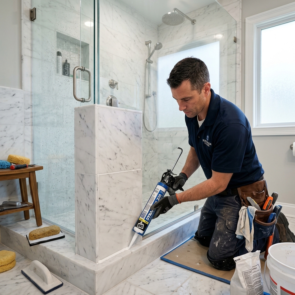 Caulking & Grouting services in Connecticut by Bethel Handyman Services