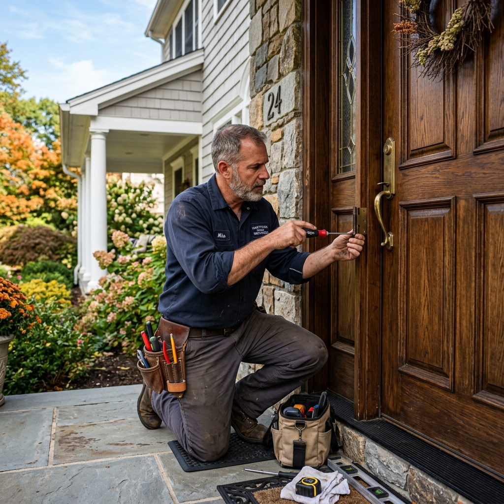 Door Adjustment & Repair services in Connecticut by Bethel Handyman Services