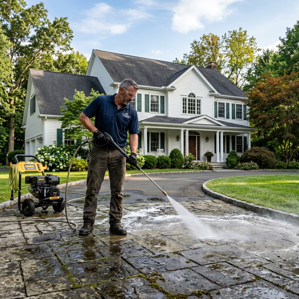 Pressure Washing services in Connecticut by Bethel Handyman Services